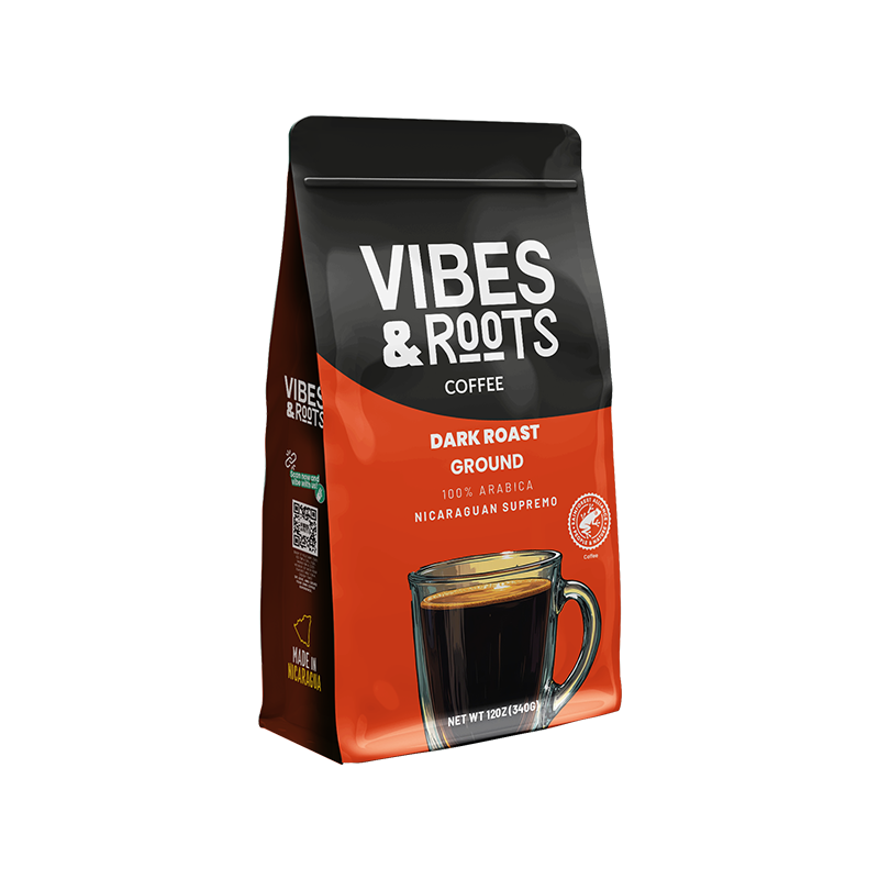 Vibes & Roots Dark Roast Coffee