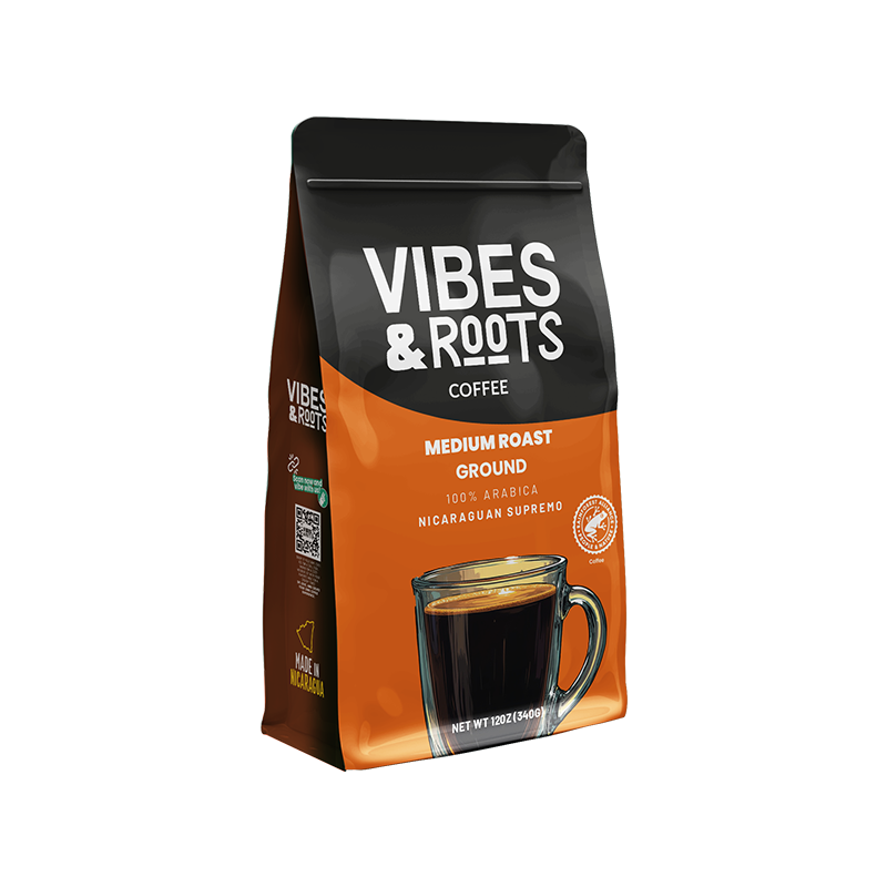 Vibes & Roots Medium Roast Coffee