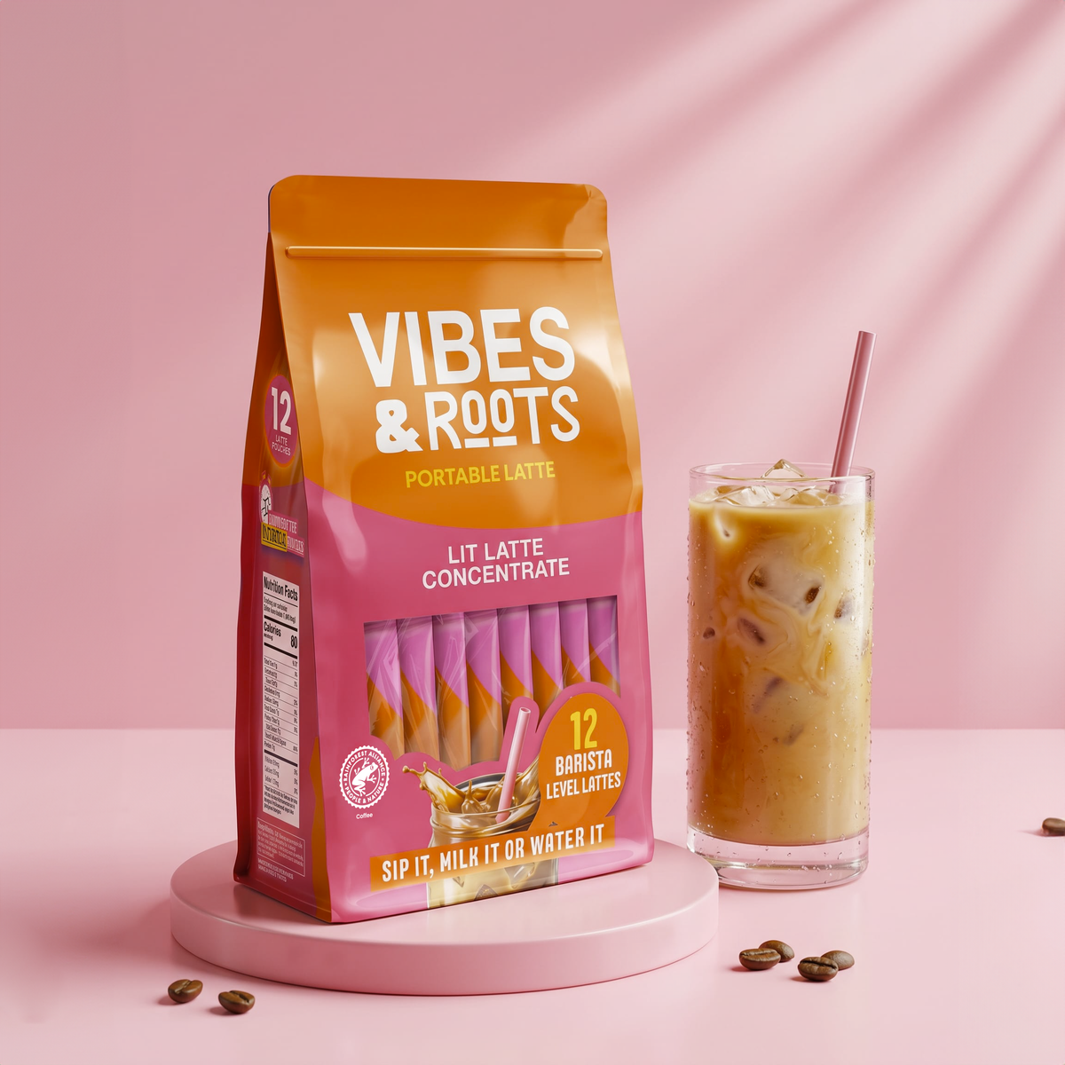 Grab-A-Stir LIT Latte Variety 12 Pack