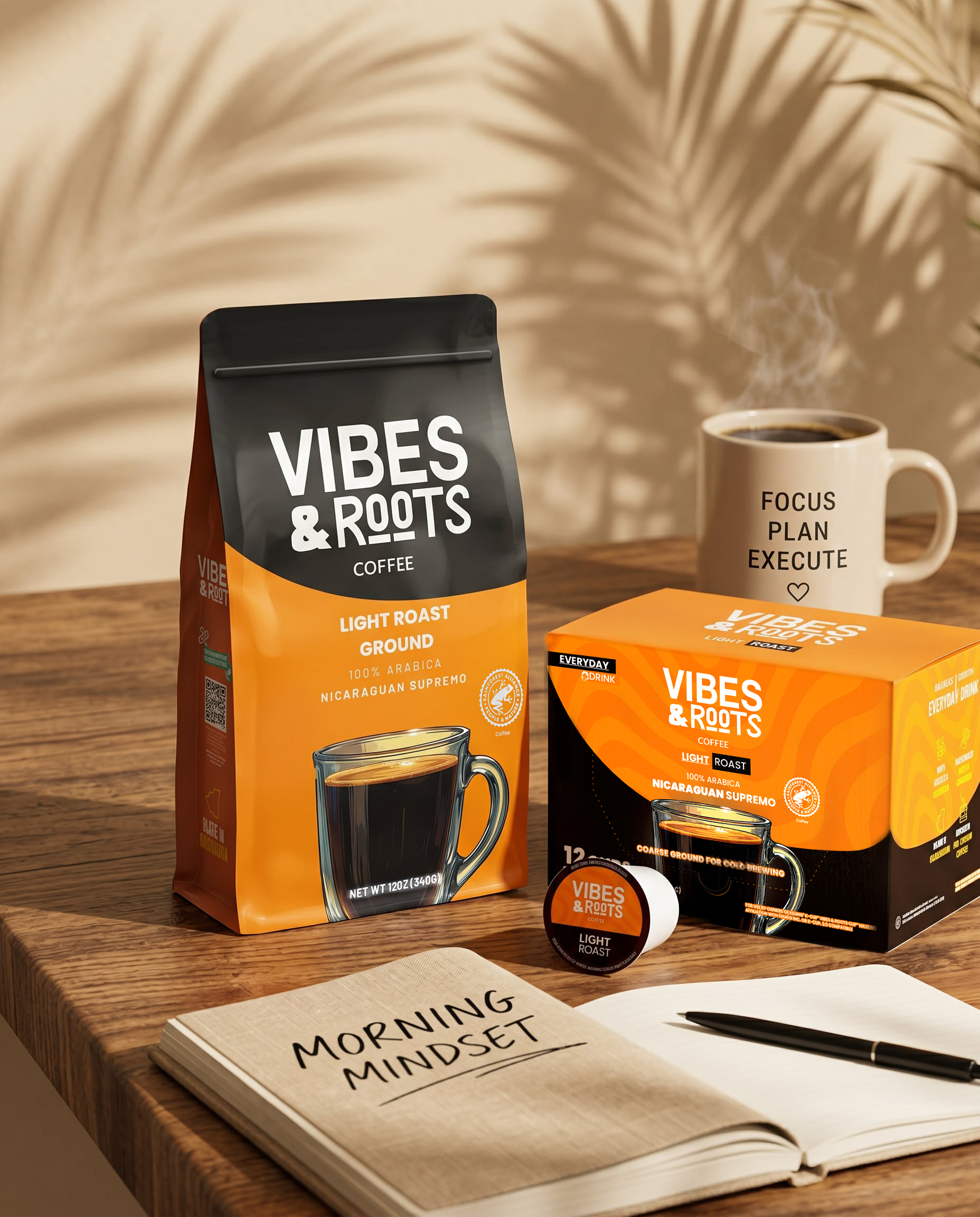 Vibes & Roots Light Roast Ground