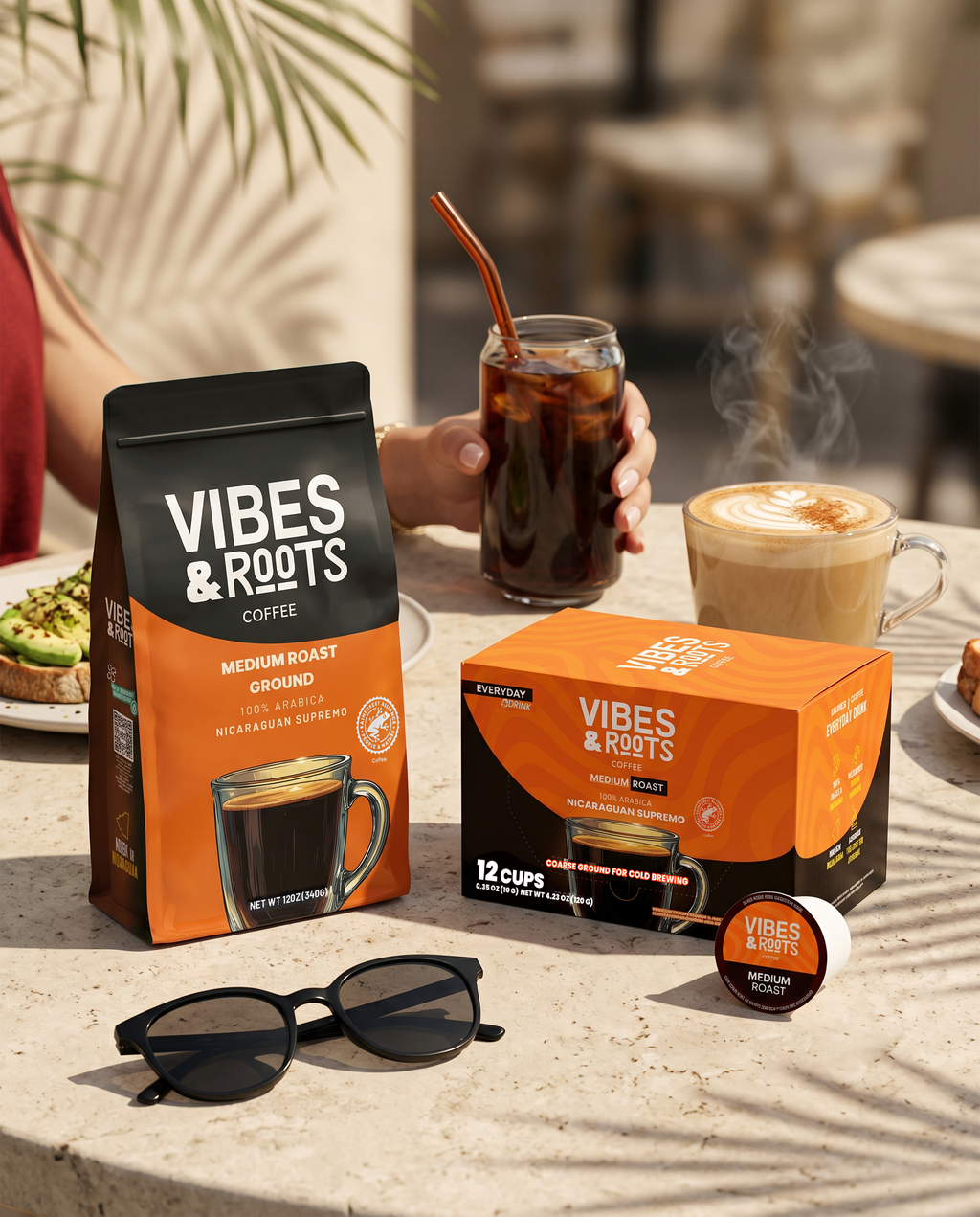 Vibes & Roots Medium Roast Coffee