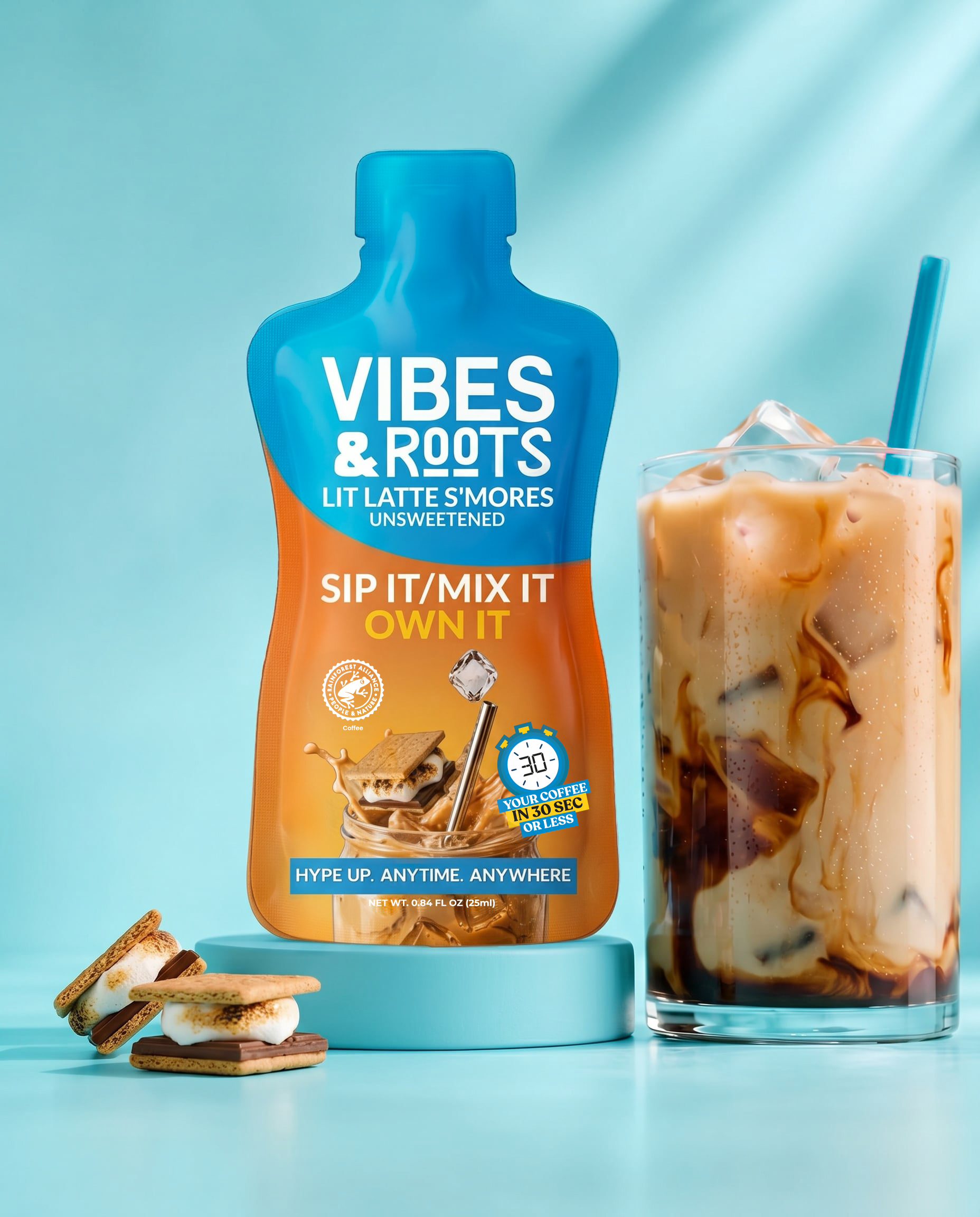 Grab-A-Stir Lit Latte S'mores